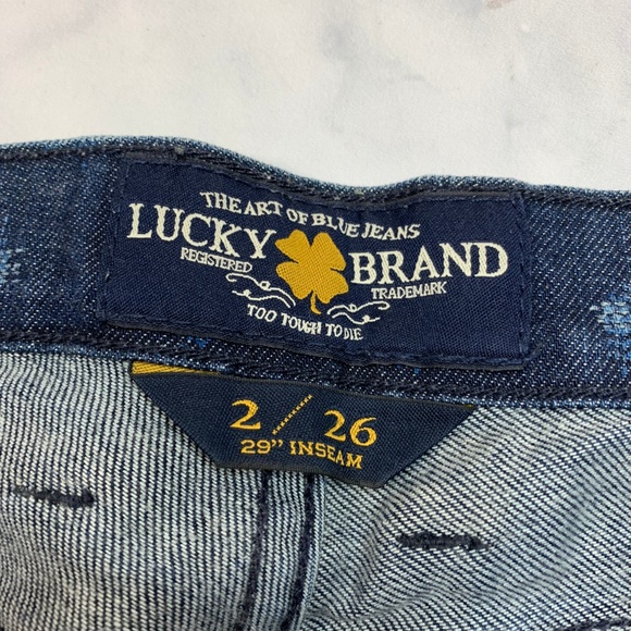 Lucky Brand Ikat Patterned Charlie Skinny Jeans - Picture 6 of 8